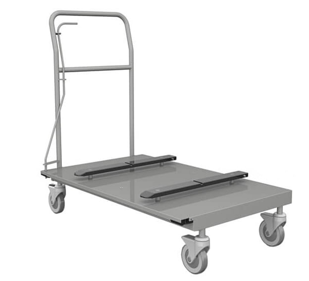 Gastronomie universal Transportwagen Uni Stack Trolley, Stahl, 35